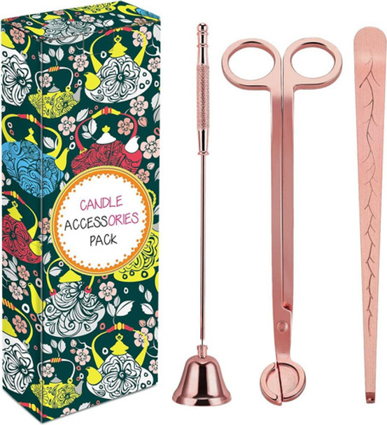 Juego De Accesorios Para Velas 3 En 1 Cortador Extintor - 06 0