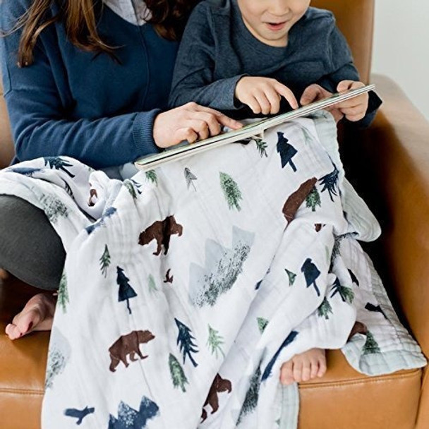 Saranoni Suave Colcha De Muselina De Bambu De 4 Capas 47 X 0
