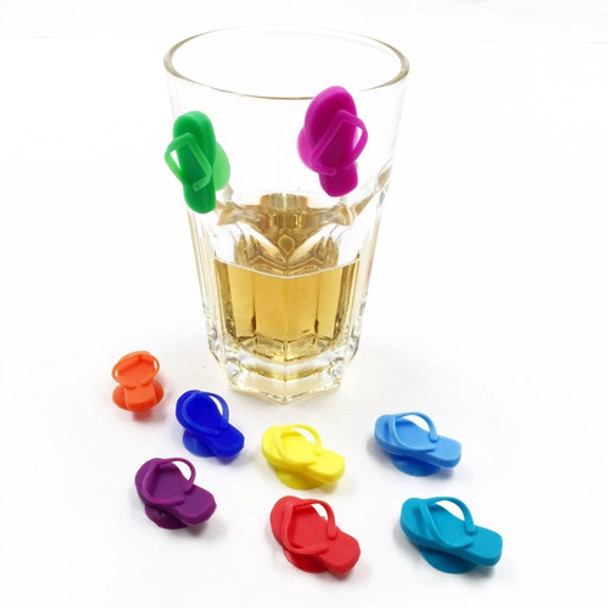 Marca Indentificador Vasos Set Ojotas Señaladores Evento 0