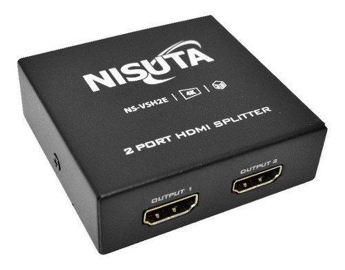 Splitter Hdmi De 2 Puertos Activo Misma Imagen En 2 Tv 0