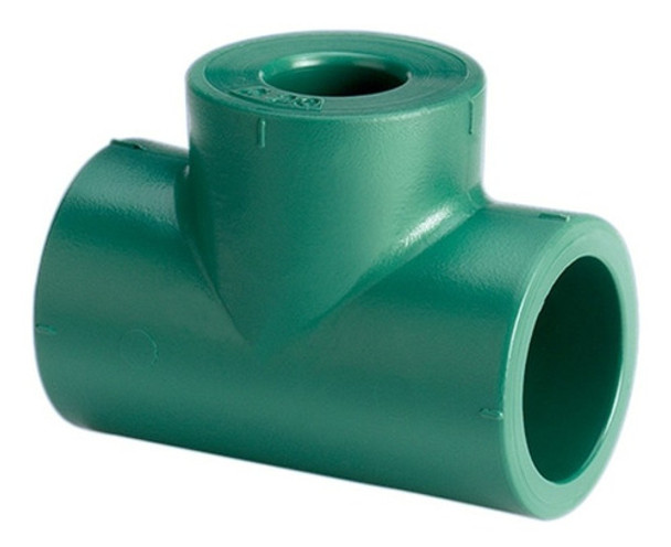 Tee Reduccion 32x25x32 Termofusion Verde Agua Tubofusion 0