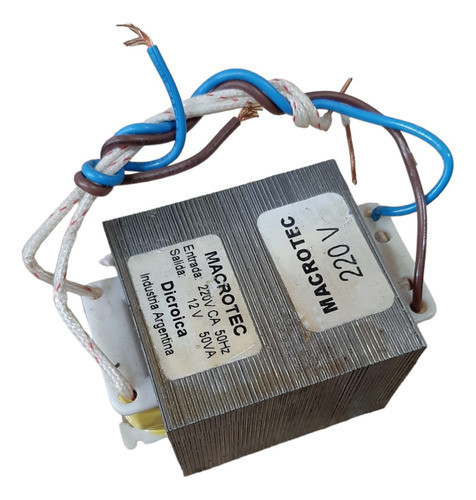 Transformador Dicroica 220v De 50w Macrotec 0