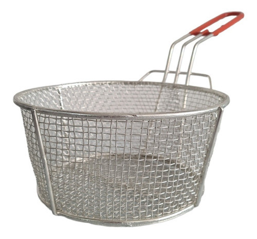 Canasto Alambre Redondo 24 Cm Estañado X 12 Cm Alto 0