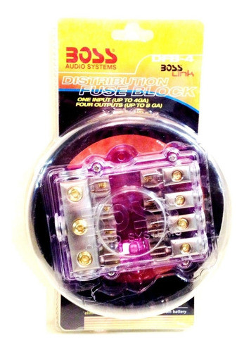 Boss Audio Systems  Distribución De Fusibles Bloque, Dfb-4 0