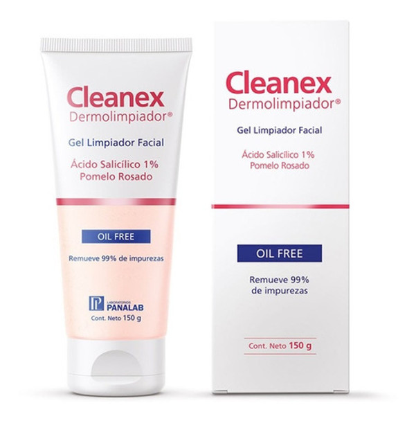 Cleanex Dermolimpiador Gel Limpiador Facial 150g 0