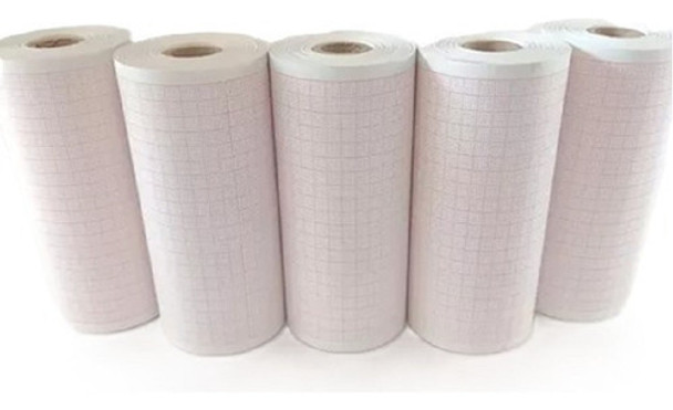 Bobina Papel Termosensível Ecg - 110mm X 30m - 5 Rolos 0