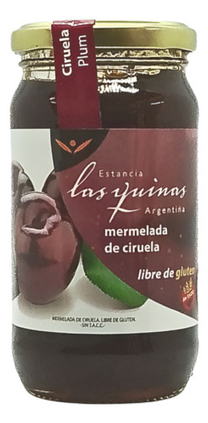 Mermelada Premium Las Quinas De Ciruela 2 X 420 Gr 0