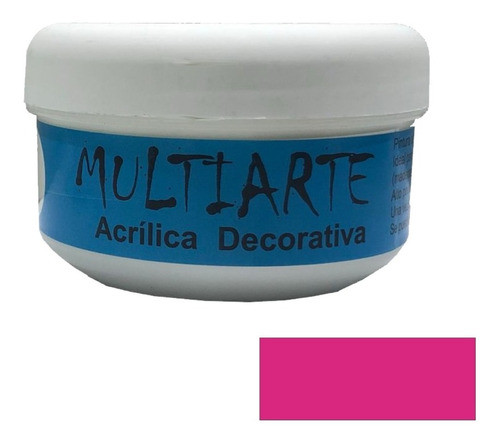 Pintura Manualidades Color Magenta Multiarte 200ml 0