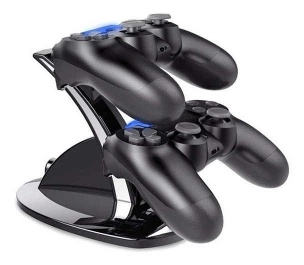 Cargador Base Doble Controles Joystick Ps4  Vertical 0