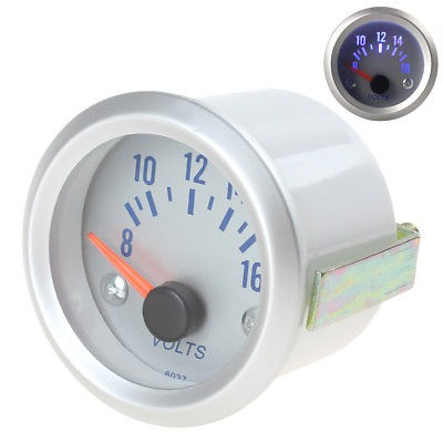 2'' 52mm Digital Lcd Luz Voltios Voltaje Medidor Calibrador 0