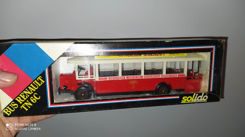 Bus Renault  Colección 16cm Solido Con Caja Escala 1 50 0