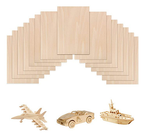 15 Hojas De Madera De Balsa Sin Terminar Hojas De Madera De. 0