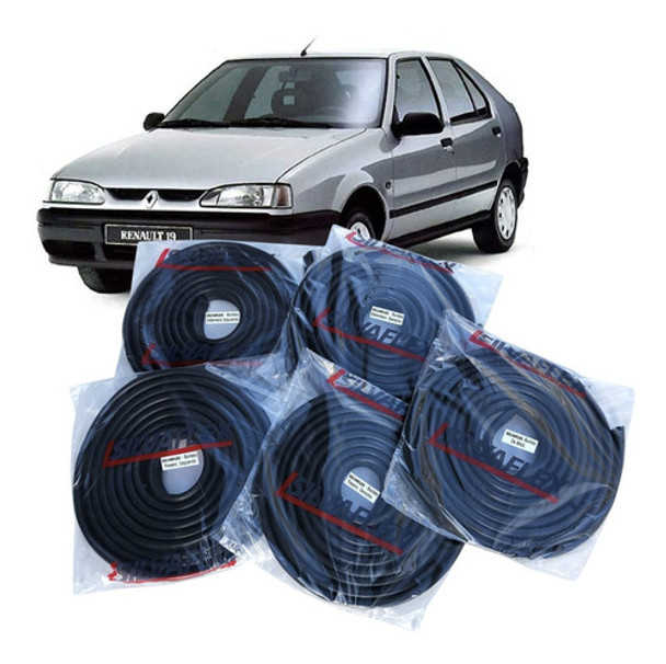 Burletes Delanteros + Traseros + Baul Renault 19 5p (5 Unid) 0 Burletes Delanteros + Traseros + Baul Renault 19 5p (5 Unid) 0