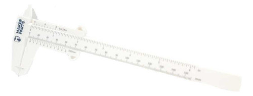 Calibre De Plástico Blanco Makerparts 150mm 0