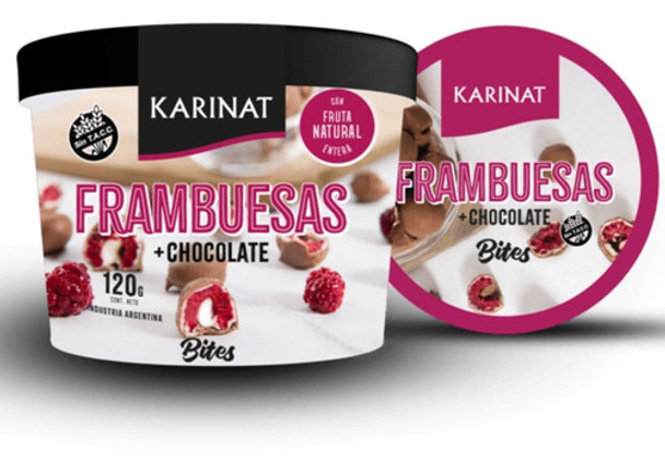 Bites De Frambuesas Congeladas - Karinat - 120 Grs 0