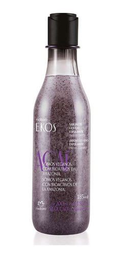 Jabón Líquido Exfoliante Corporal Ekos Acai Natura Vegano 0