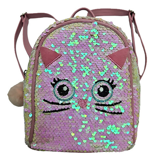 Mochila Con Lentejuelas Diseño Raton 0