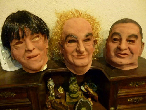 Mascara En Latex. Los Tres Chiflados. 0