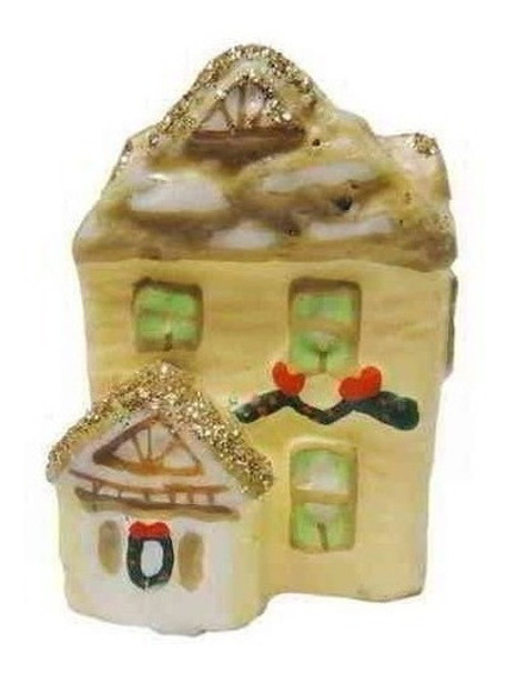 Vela De Casita Navideña, Decoración 0
