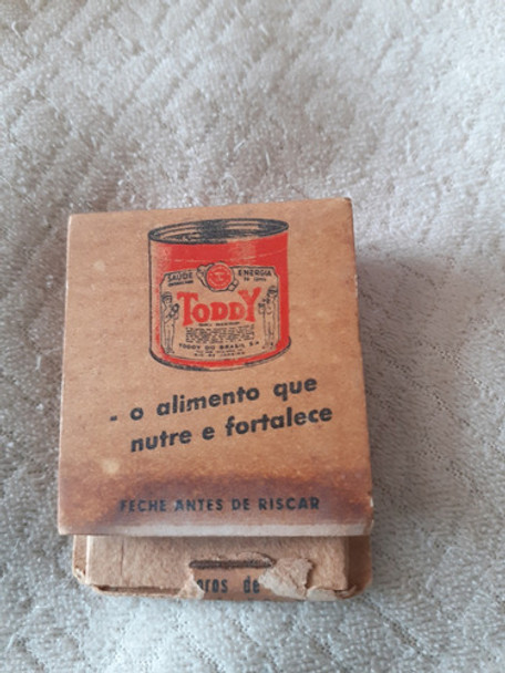 Caixa Fosforo - Antiga - Toddy - Esta Com Fosforos 0 Caixa Fosforo - Antiga - Toddy - Esta Com Fosforos 0