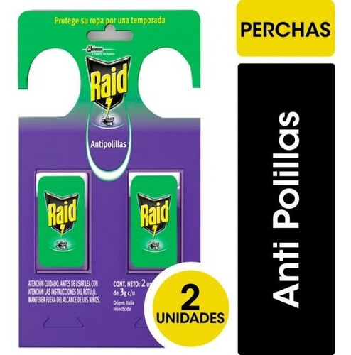 Raid Anti Polilla Percha 0