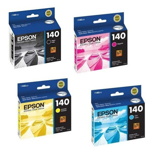 Cartuchos Originales Epson 140 X 4 0