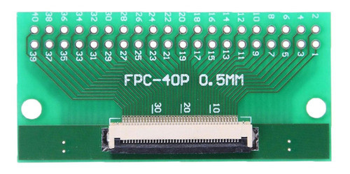 Modulo Adaptador 40p Fpc Ffc 0.5mm Pin A Cable Flex 0