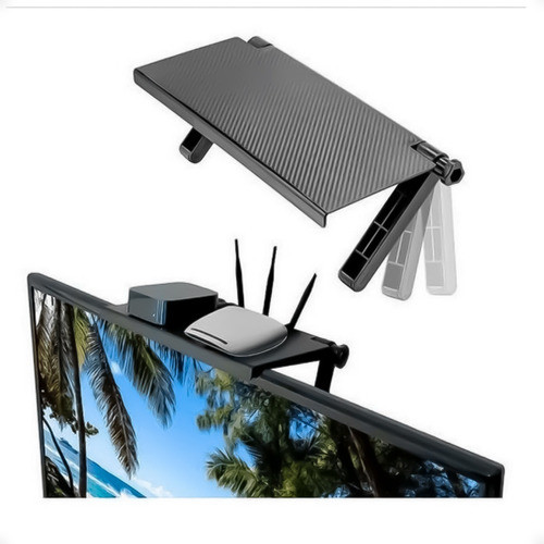 Soporte Estante Ajustable En Tv Monitor Canalera - Apa 0