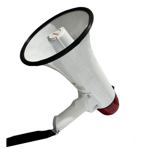 Megafono Bluetooth Bateria Recargable Sirena Grabador De Voz 0