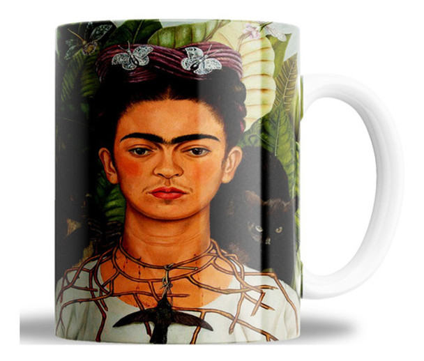 Taza De Ceramica-arte-frida Khalo 0