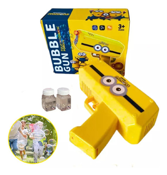 Pistola Máquina De Burbujas Burbujero Automático Diversión 0