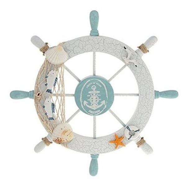 Winomo Wheel Wall Decor Nautical Decor Nautico Boat Steerin 0