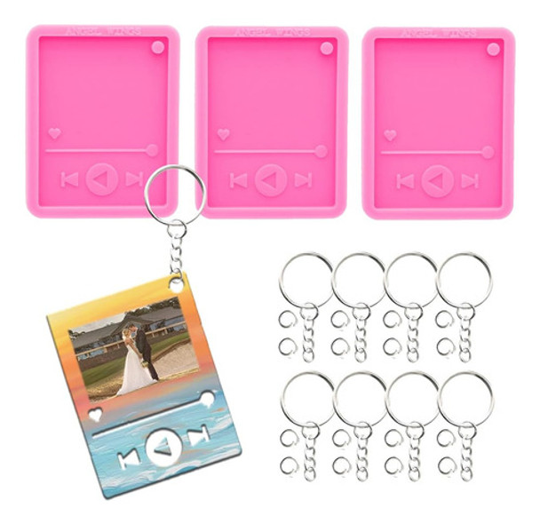 33pcs Epoxy Resin Molds Kit - 3pcs Media Player Moldes De Si 0