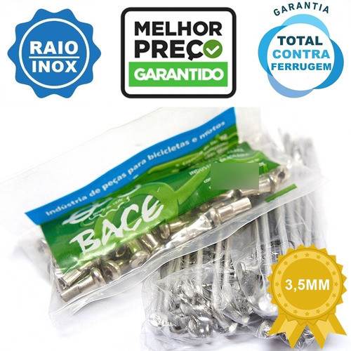 Jogo De Raio Inox Bace Lander X Aro 17 Dian E Tras. 3,5mm 0