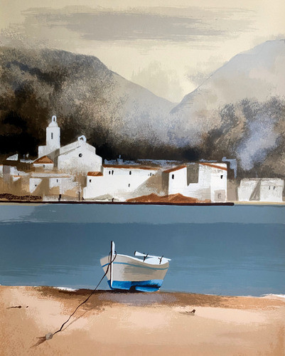 Cuadro Ignacio Iturria La Barca Del Pere Serigrafía 0