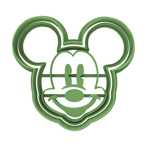 2058 Mickey Retro Cortante Para Galletas 0