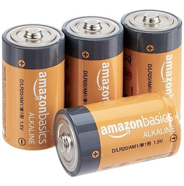 Paquete De 4 Pilas Alcalinas Multiusos De Celda D 0