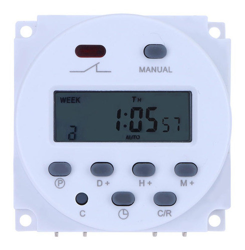 Temporizador Timer Programable Digital Lcd 16a 24vcc 0