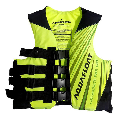 Chaleco Aquafloat Ski 4t Lima Fluo-negro T8 0