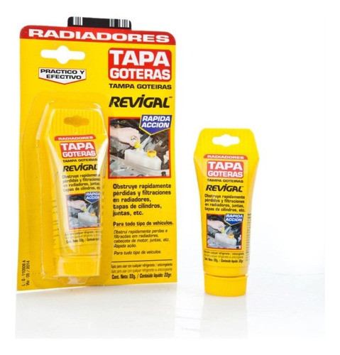 Solucion Tapa Goteras Radiador Revigal 22 Grs 0
