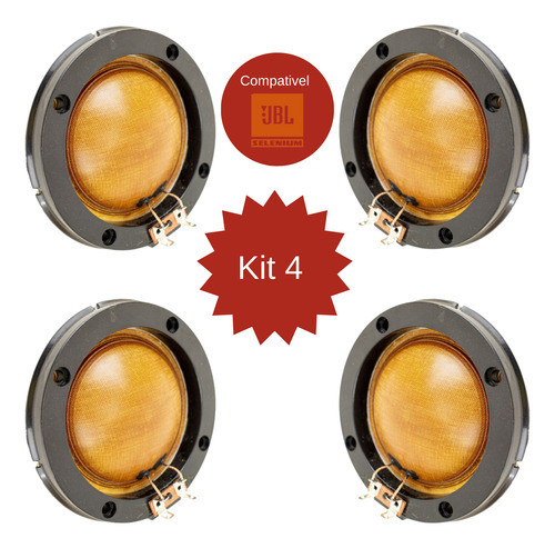 Reparo Driver Selenium D-300 / D-305 Corneta 100w Kit Com 4x 0