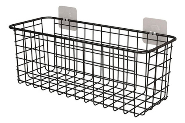 Canasto Organizador Adhesivo Cesto Metal Cocina Baño Atrix ® 0
