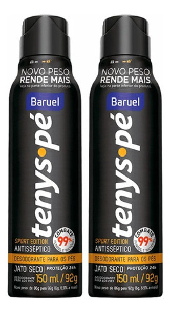 Tenys Pé Baruel Jato Seco Sport Kit C/6 0