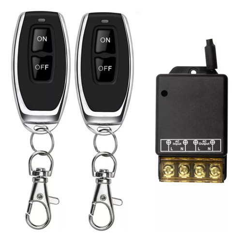 Interruptor De Controle Remoto Sem Fio Ac 220v 30a 1ch 433mh 0