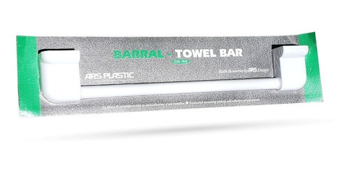 Toallero Barral Plastico Para Toallas Largo 0