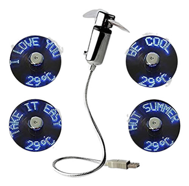 Good Gifts Mini Ventilador Led Usb Cuello Flexible 0