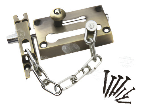 Entrada Puerta Soldada Con Autógena De Bronce Perno Cadena P 0