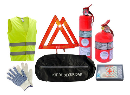 Kit Reglamentario De Seguridad Auto 6 Elementos Vtv 0