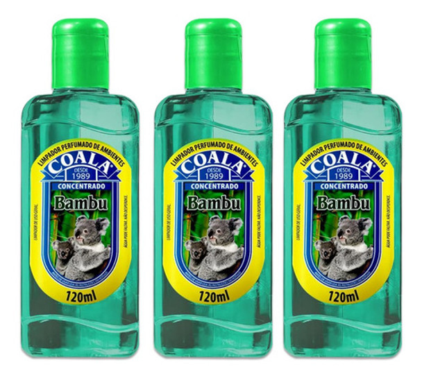 Kit 3 Limpador Concentrado Perfumado Bambu Coala 120ml 0