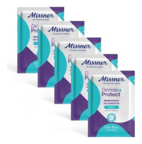 Lenço Removedor De Adesivos Derma Protect 5 Uni - Missner 0